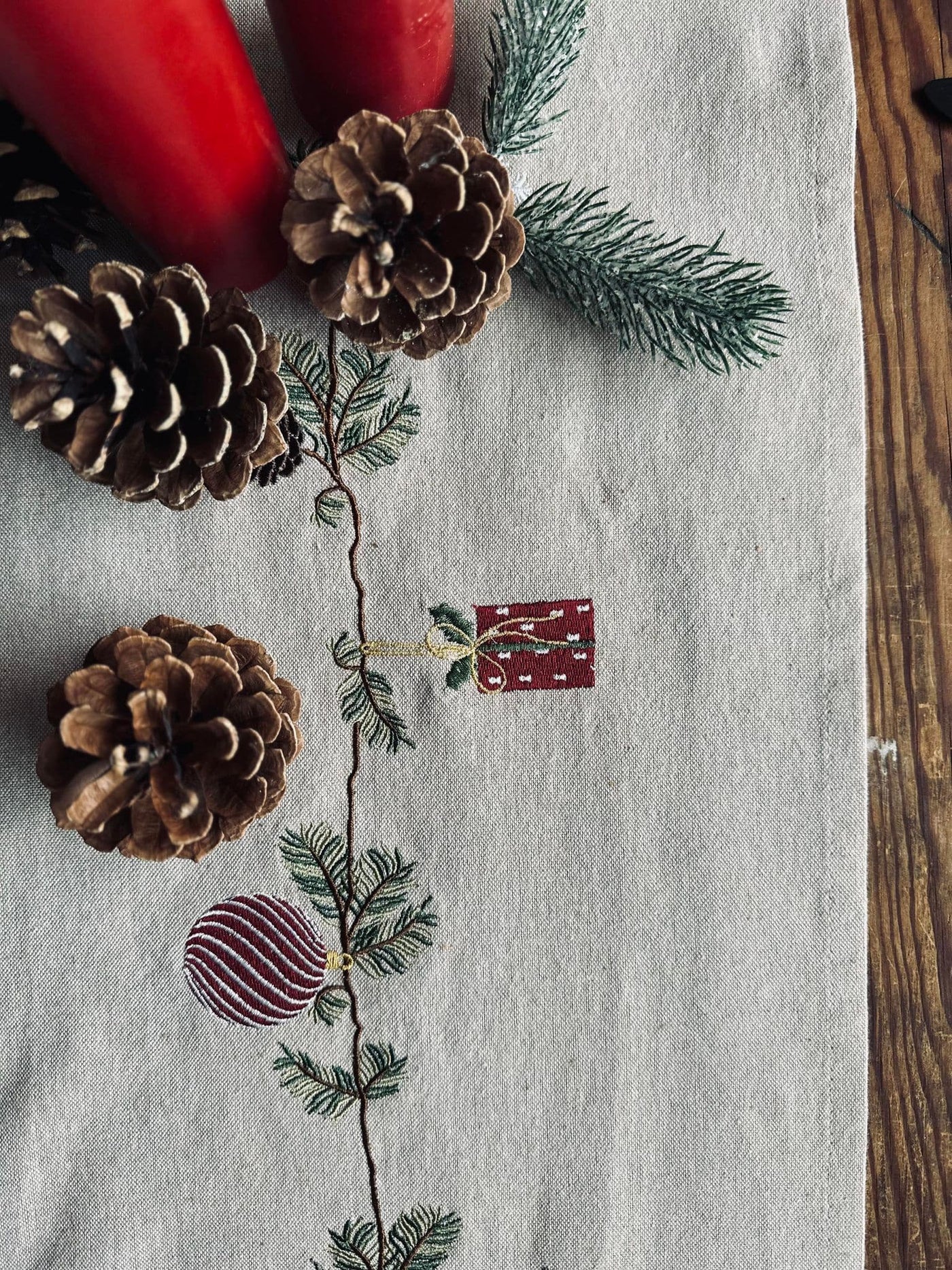 Bordløber Jul Nostalgi | 30x180cm | Vanero