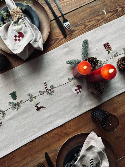 Bordløber Jul Nostalgi | 30x180cm | Vanero