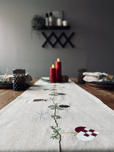 Bordløber Jul Nostalgi | 30x180cm | Vanero
