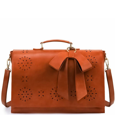 Elegant Skuldertaske | Udsmykket Design | Sløjfe-Dekoration | Vanero