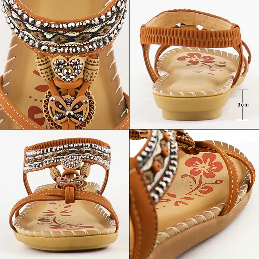 Sanne | Stilfulde Boho Sandaler l Vanero
