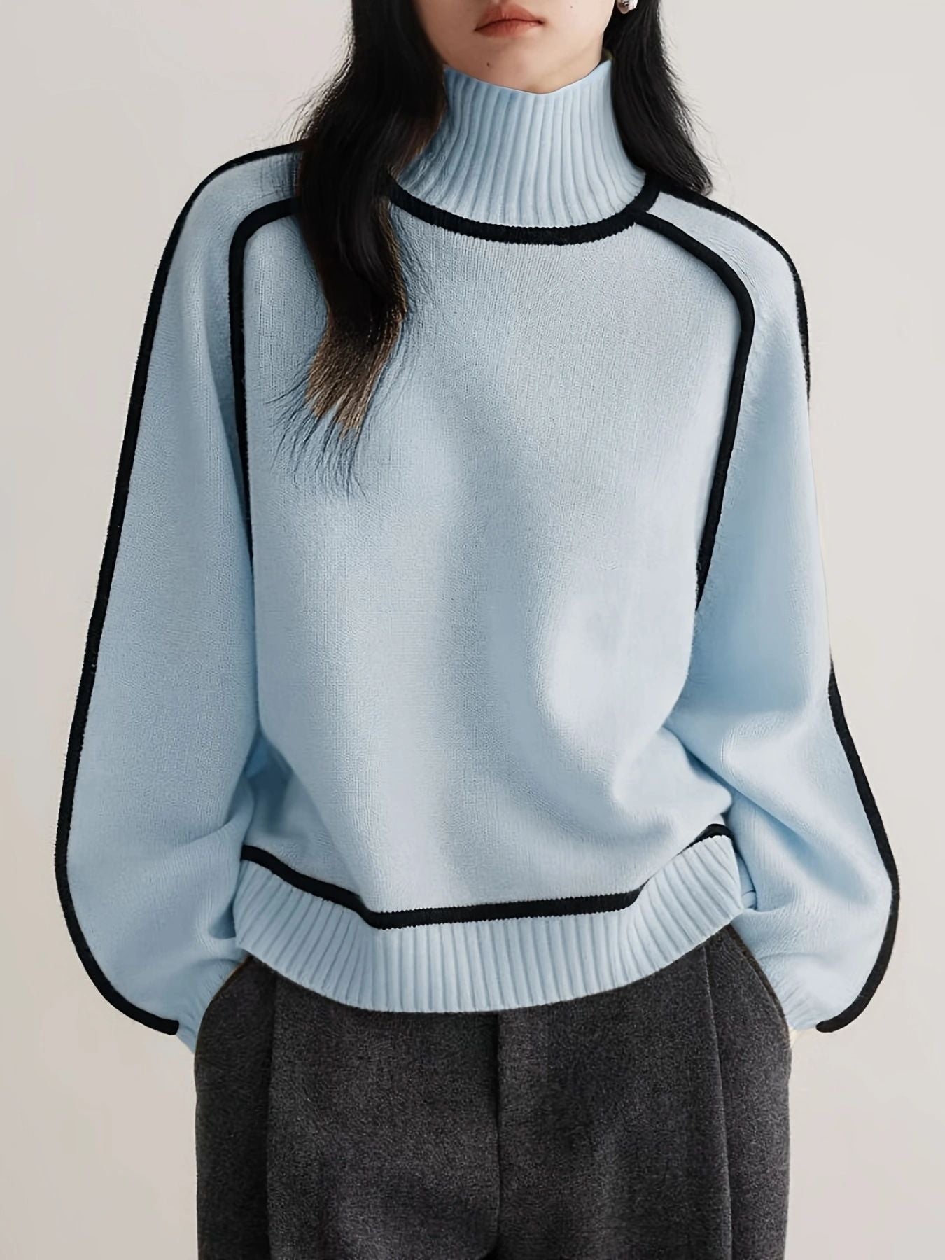 Claire | Eleganter Rollkragenpullover | Vanero