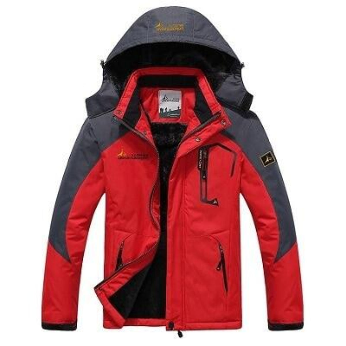Char Polyester Med Fleecefor | Komfortabel Pasform Vinterjakke | Vandafvisende Hættedesign til Vintersport & Udendørs Brug | Vanero