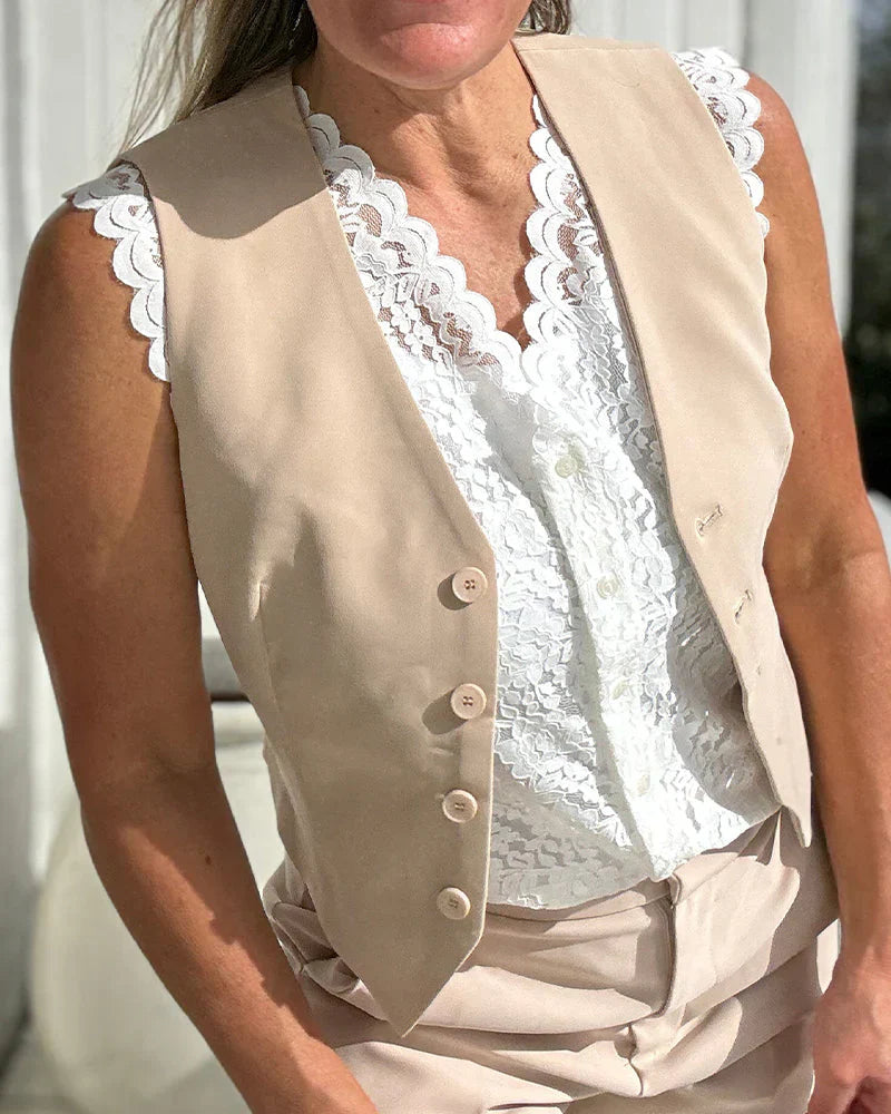 Emersyn l Elegant blondetop l Vanero