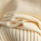 Loungesæt Polyester Strik | Afslappet Pasform Todelt Sæt | Højhalset Sweater & Bukser til Hjemme- & Fritidsbrug | Vanero