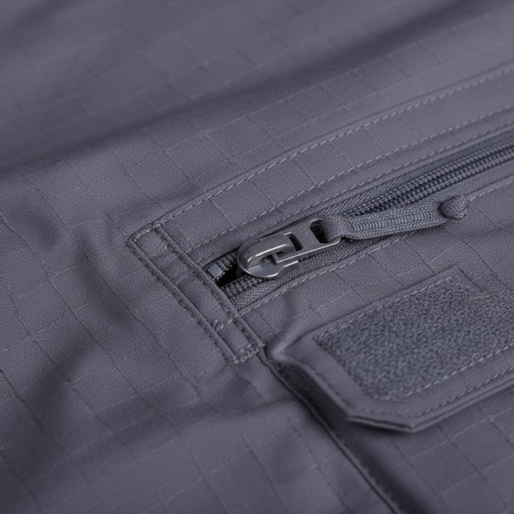 Herre Cargo Shorts | Strækbar Konstruktion & Flere Lynlåslommer | Hurtigtørrende Outdoor Shorts Til Vandring & Camping | Vanero