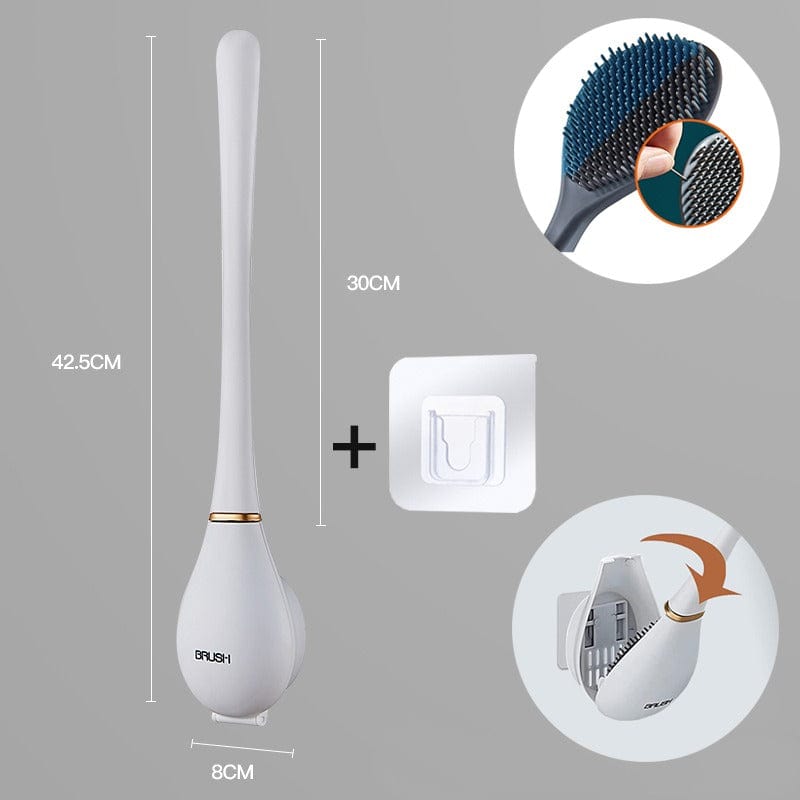 SiliBrush | Moderne Fleksibel Silikone Toilettenbørste | Vanero