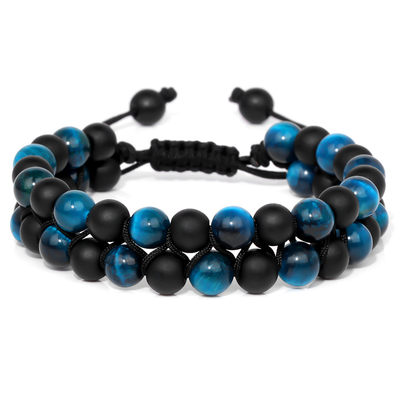 Jewelance  ProtectionBracelet | Dobbelt Lag Tiger's Øje Beskyttelse Armbånd | Vanero