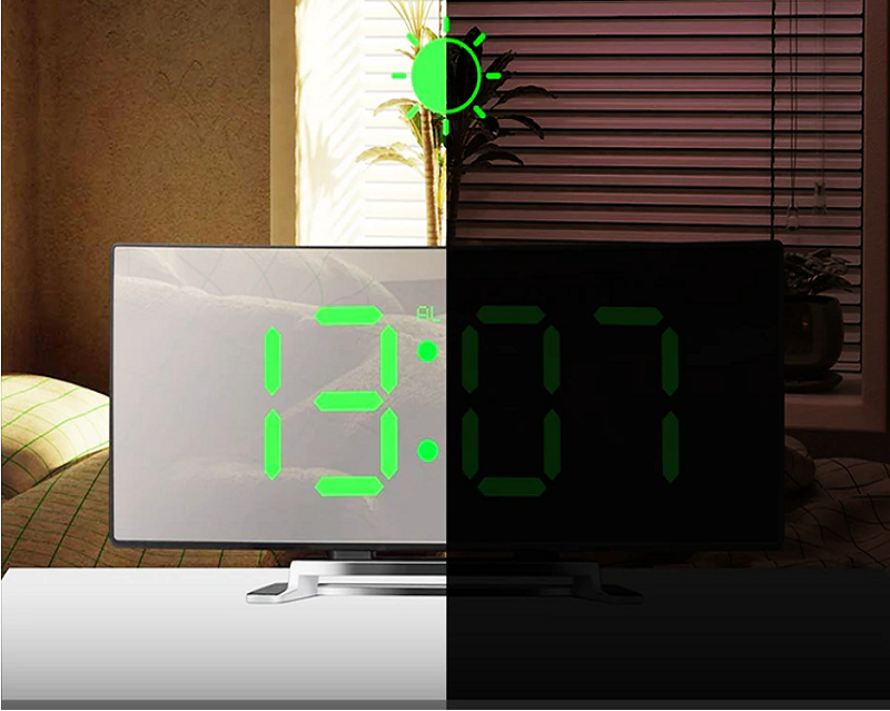 Vækkeur | Digitalt LED-Display | Dobbelt Alarm & Snooze Funktion | Vanero