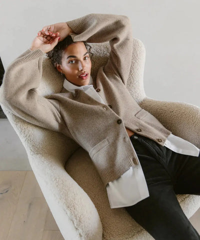 CozyGrace | Cardigan Chic Trøje l Vanero