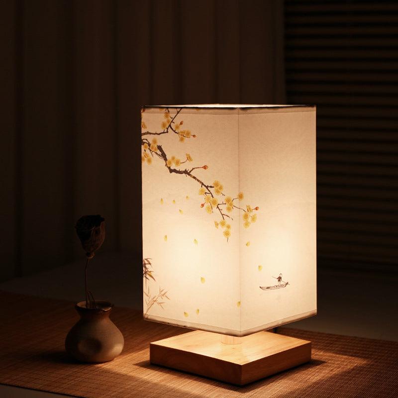 Osaka Lamp | Dæmpbar firkantet bordlampe i japansk stil l Vanero