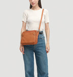Dame Crossbody Taske PU-Læder | Multi-Rums Rejsetaske Design | Justerbar Rem Til Hverdag & Rejser | Vanero