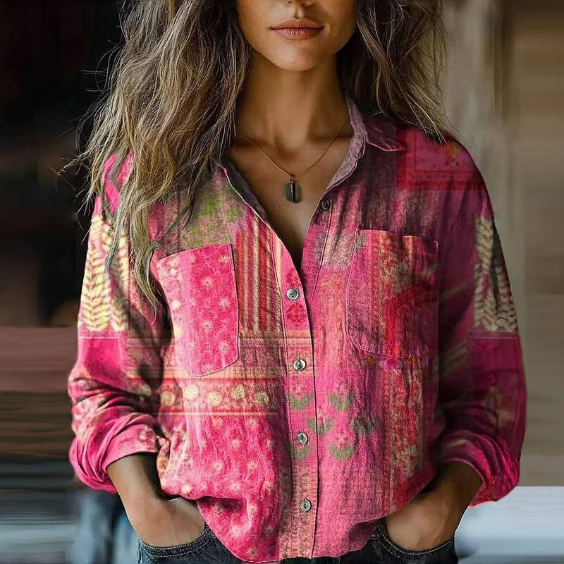 Vintage l Afslappet Bluse l Vanero