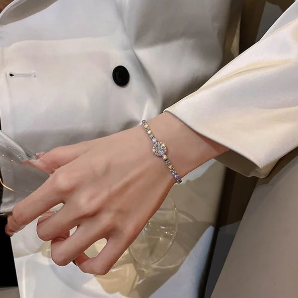 Armbånd Metal | Justerbar Pasform Armbånd | Zirkondetaljer Til Hverdagsbrug & Særlige Anledninger | Vanero