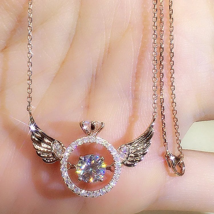 Jewelance | Elegant Halskæde Med Englevinger | Vanero