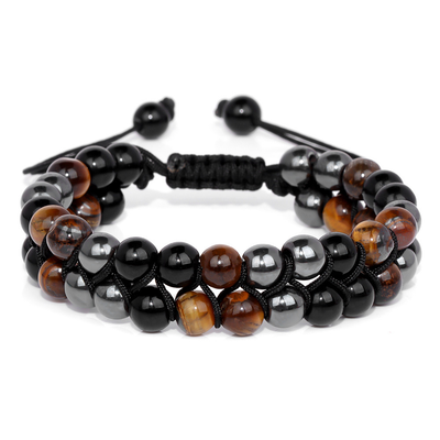 Jewelance  ProtectionBracelet | Dobbelt Lag Tiger's Øje Beskyttelse Armbånd | Vanero