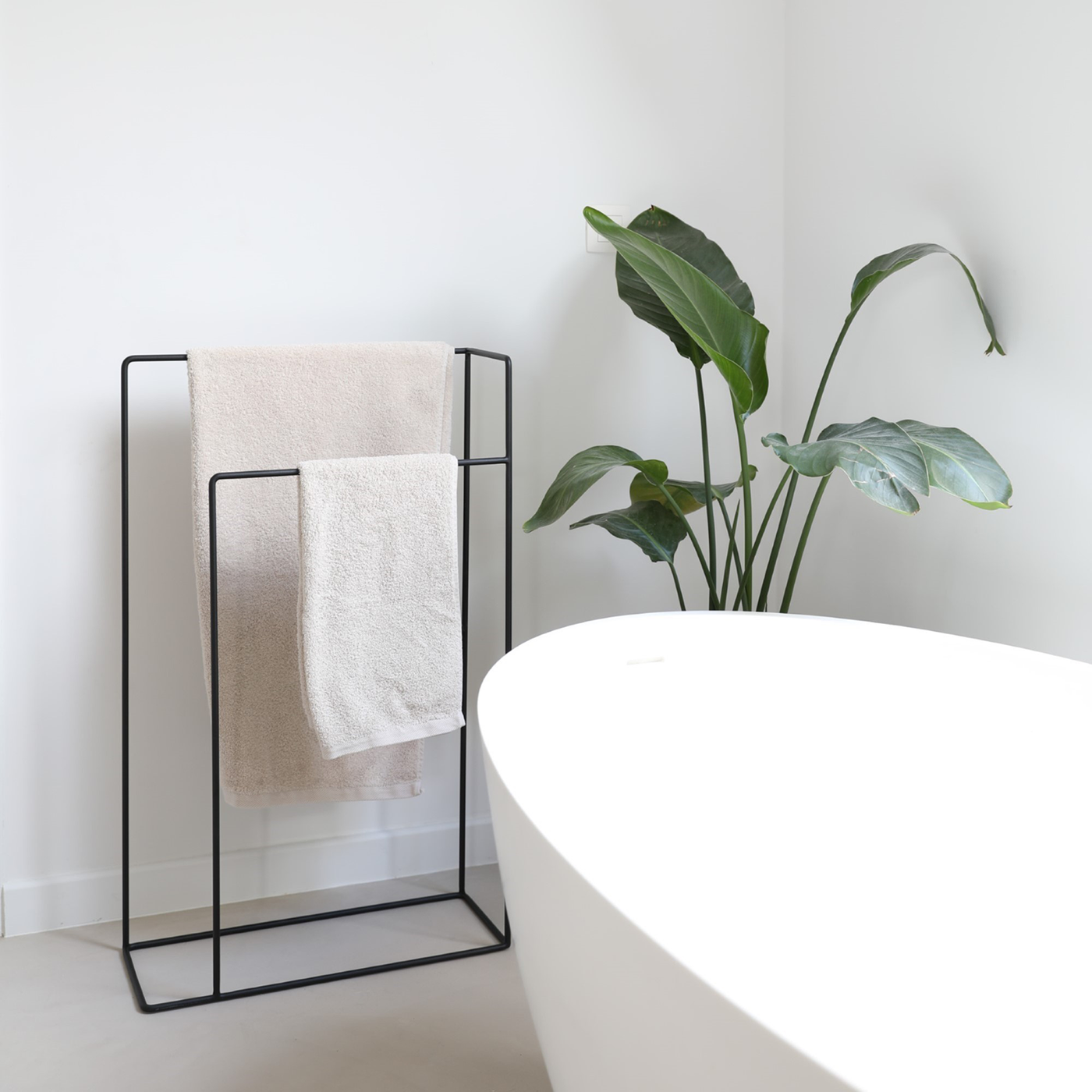 Håndklædeholder Tulia | Sort | Vanero