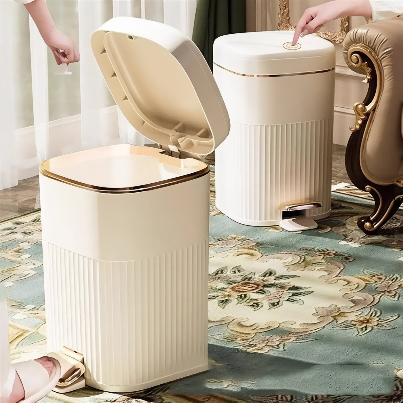 Stilren Affaldsspand | Pedal og Soft-Close Funktion | Vanero