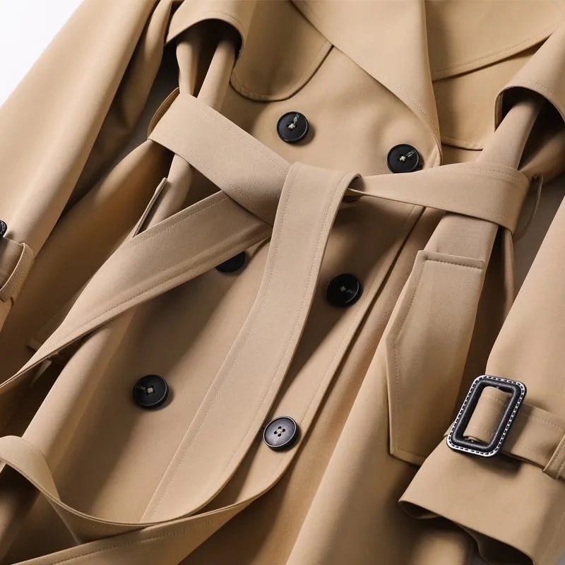 EleganzRain l Klassisk trenchcoat | Alsidig stil til alt slags vejr l Vanero