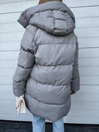 Anett Polyester Konstruktion | Regular Fit Vinterjakke | Høj Krave & Foret Design til Kølige Temperaturer & Daglig Brug | Vanero
