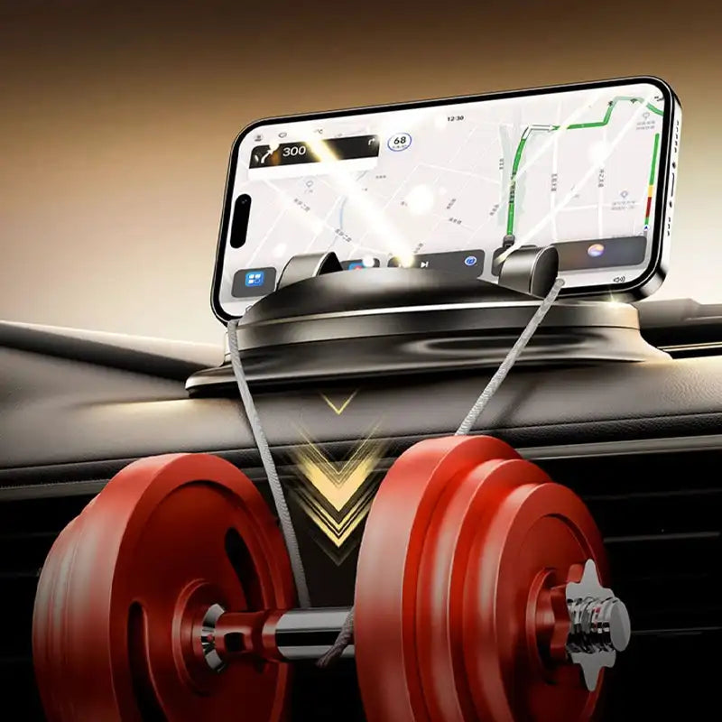 360° RotateX | Drejbar Telefonholder til Bil Sort | Vanero
