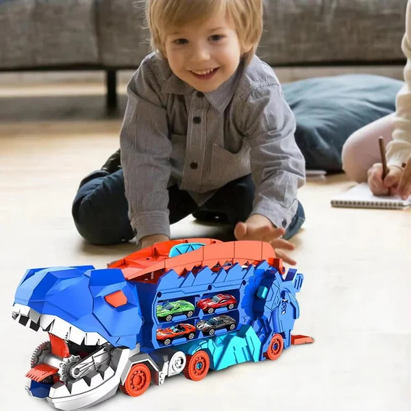 Dinosaurbane Plast | Legetøjssæt med Køretøjer og Figurer | Rolleleg til Børn | Vanero