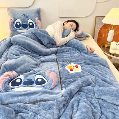 CozyNest | Varmt Tæppe Med Pude | Vanero