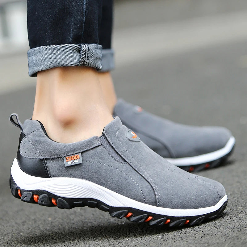 Gåsko i Tekstilblanding | Fleksibel Pasform Fodtøj | Slip-On Design med Let Sål til Daglig Brug | Vanero