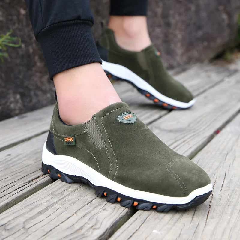 Gåsko i Tekstilblanding | Fleksibel Pasform Fodtøj | Slip-On Design med Let Sål til Daglig Brug | Vanero