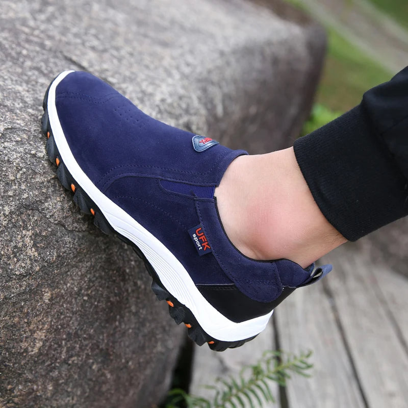Gåsko i Tekstilblanding | Fleksibel Pasform Fodtøj | Slip-On Design med Let Sål til Daglig Brug | Vanero