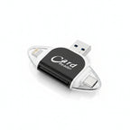 4-i-1 Hukommelseskortlæser | SD, SDHC, SDXC & MicroSD Understøttelse | Kompakt USB-Kortadapter Til Filadgang & Dataoverførsel | Vanero