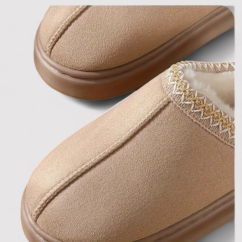 Mira Gummi, Polyester & Bomuldsblanding | Unisex Pasform Tøfler | Skridsikker Sål Med Blød Foring til Hjemmebrug & Afslapning | Vanero