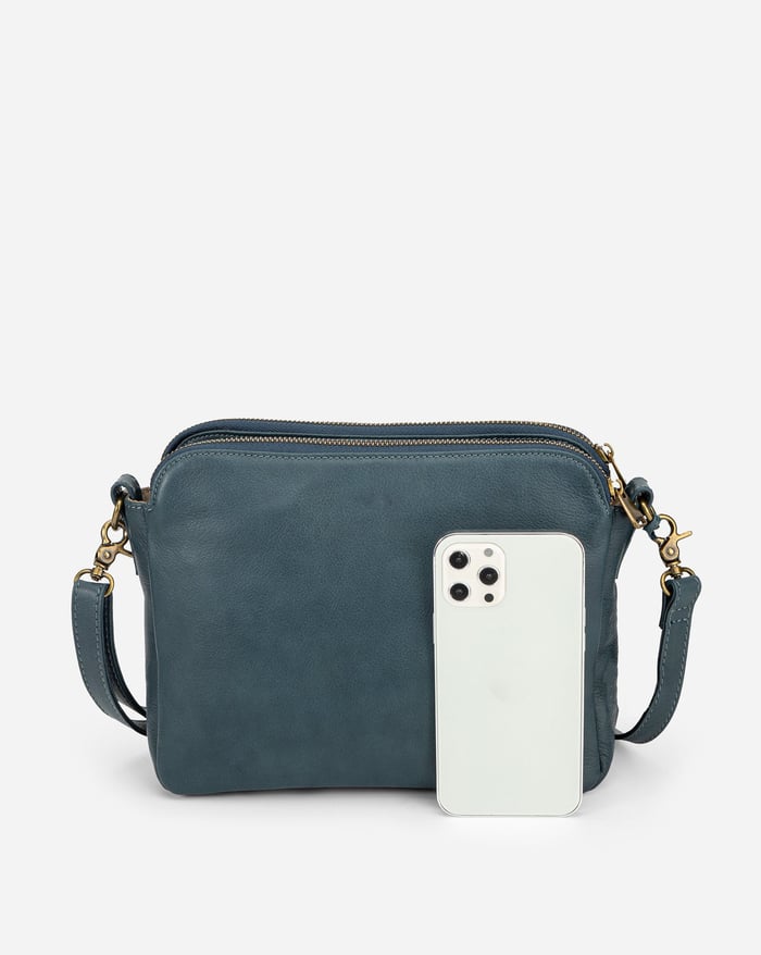 Dame Crossbody Taske PU-Læder | Multi-Rums Rejsetaske Design | Justerbar Rem Til Hverdag & Rejser | Vanero