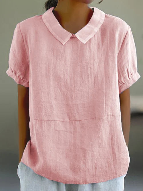 Amalie | Behagelig bluse med krave l Vanero