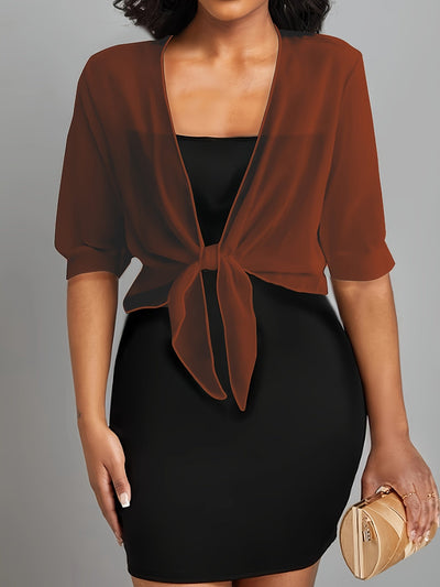 Hilma l Hvid bluse med åben front l Vanero
