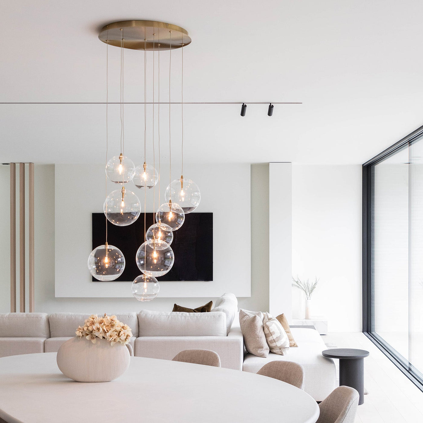 Pendellampe Camau 9 | Antik Messing | Vanero