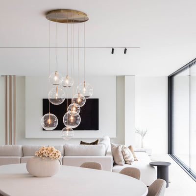 Pendellampe Camau 9 | Antik Messing | Vanero