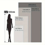 Polyester Faux Fur Tæppe | Dekorativt Tæppe Til Sofa Og Seng | Fås I Flere Størrelser | Vanero