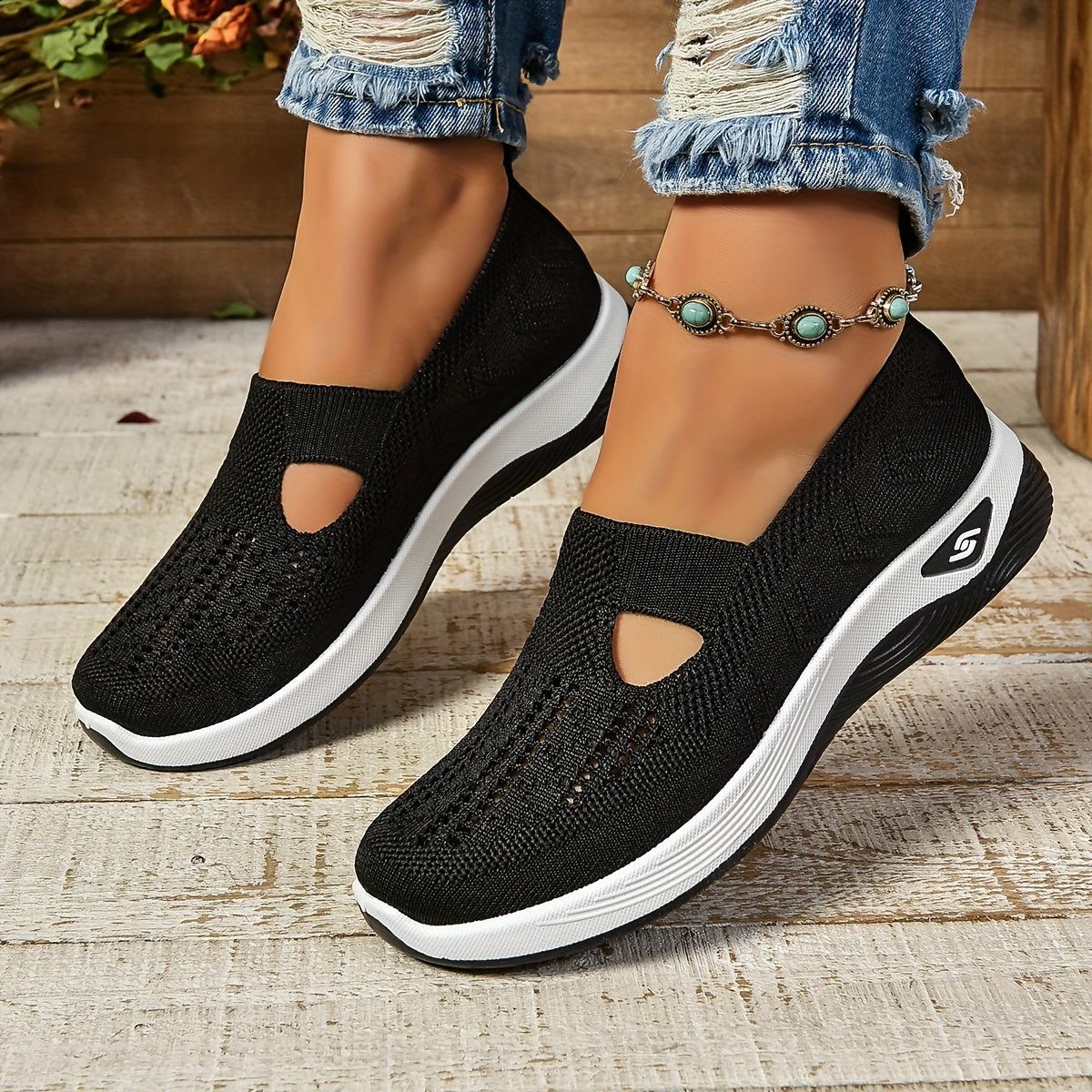 Dame Slip On Sko Tekstilmateriale | Letvægts Hverdagsfodtøj | Slip On Design Til Hverdag & Fritidsbrug | Vanero