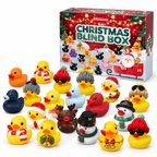 Adventskalender | 24 Gummidyr | Jule Nedtælling til Børn Sæsonaktivitet | Vanero