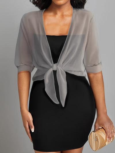 Hilma l Hvid bluse med åben front l Vanero