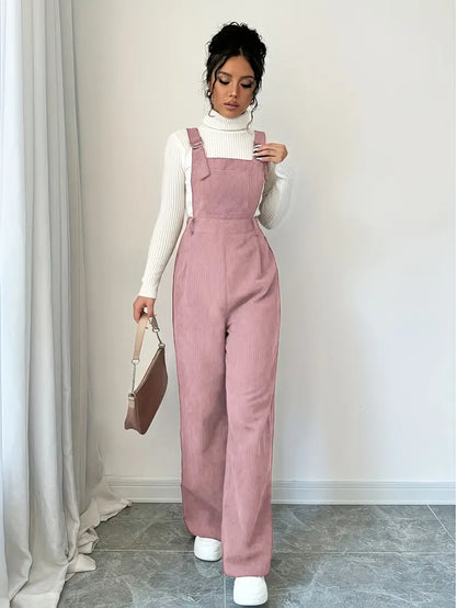 Isabella l Casual jumpsuit i fløjl til kvinder l Vanero
