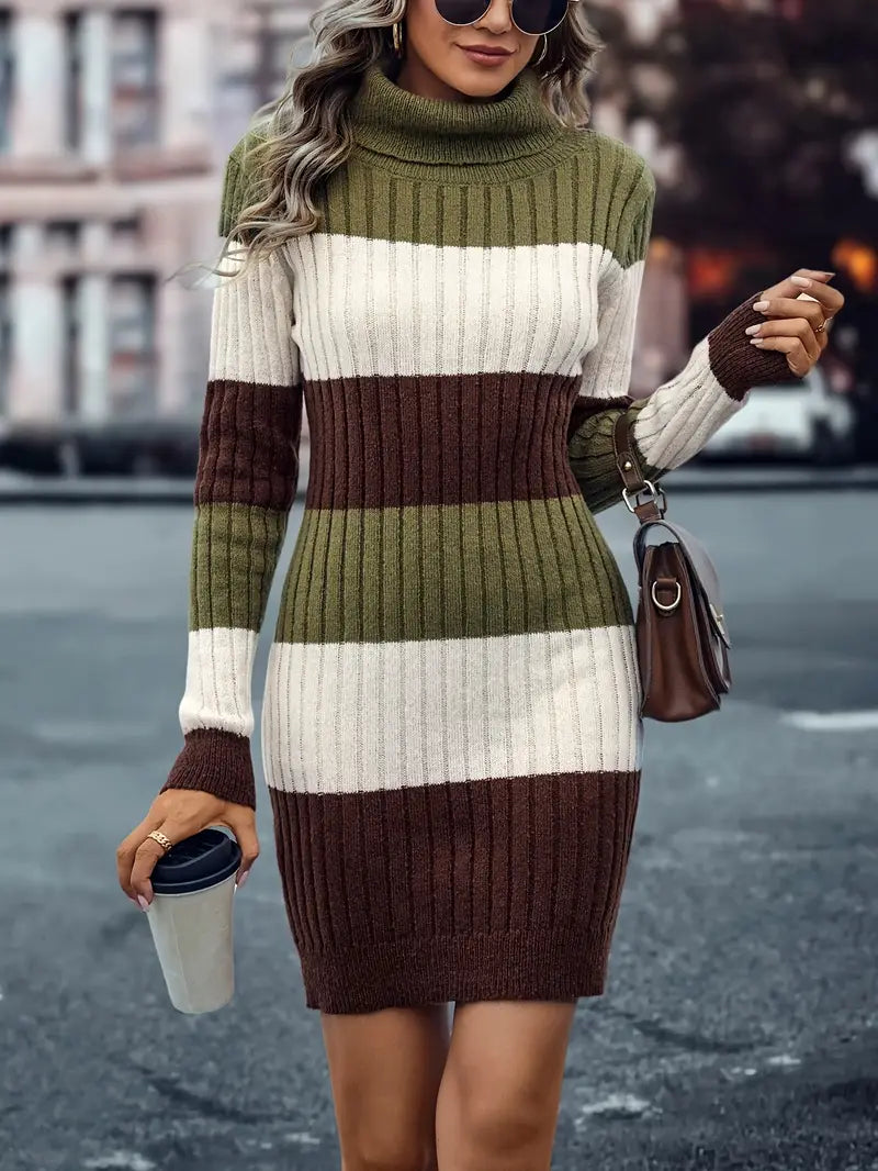 Gemma l Elegant bodycon-minikjole til damer med lange ærmer l Vanero
