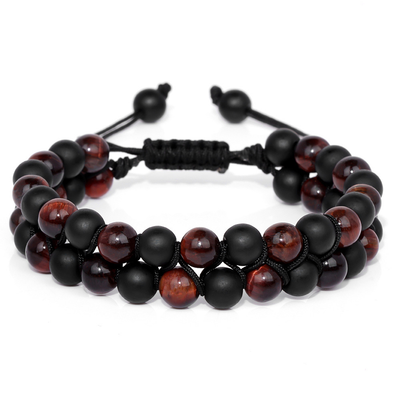 Jewelance  ProtectionBracelet | Dobbelt Lag Tiger's Øje Beskyttelse Armbånd | Vanero