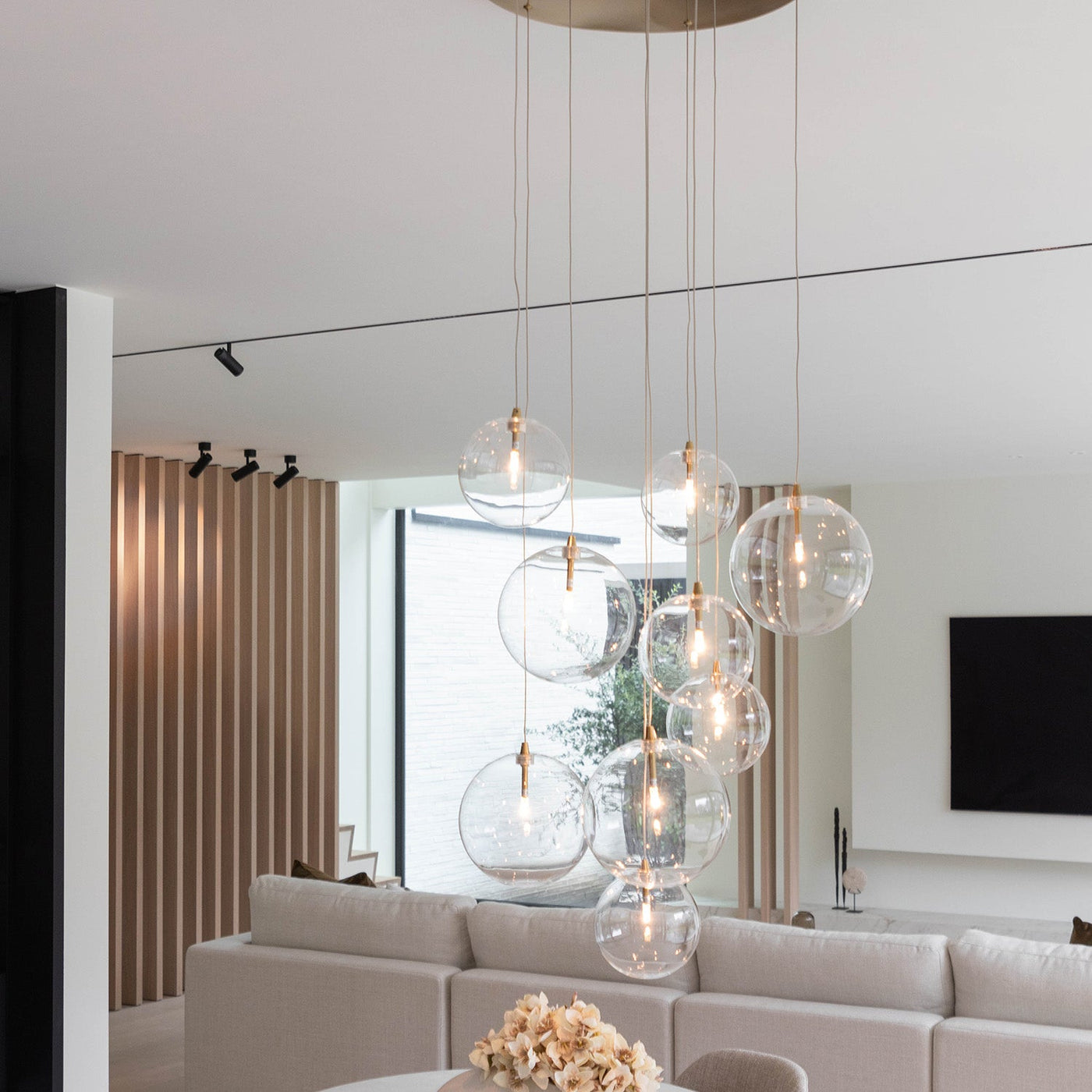 Pendellampe Camau 9 | Antik Messing | Vanero