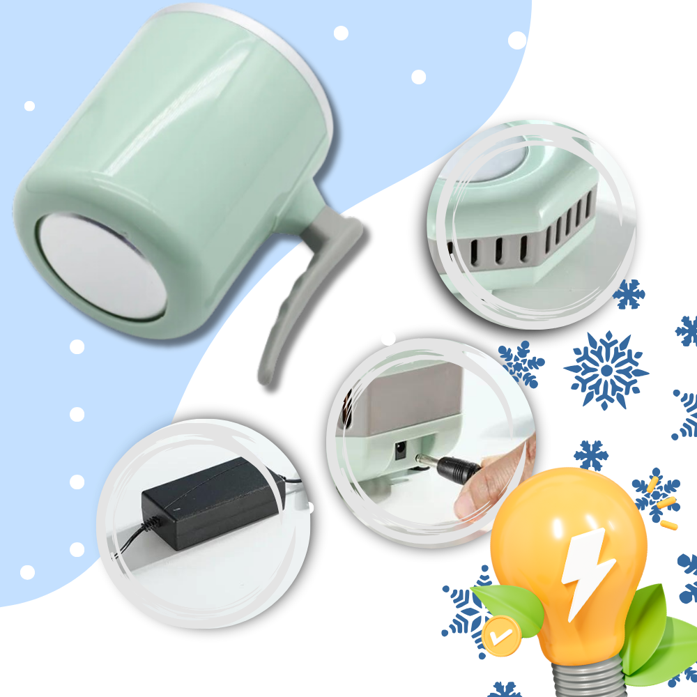 Kopkøler Med Halvlederkøling | Bordkøling Til Drikke Og LED-Indikator | USB Drevet Drikkekøler | Vanero
