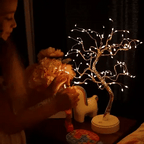 LEDBonsai Bordlampe | Bonsaitræ Lampe Med Varm LED Belysning | USB Eller Batteridrevet | Vanero