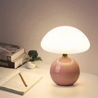 Champignon Bordlampe Med Justerbare LED Lysfarver | Bordlampe I Keramik Og PVC Til Indendørs Belysning | Vanero