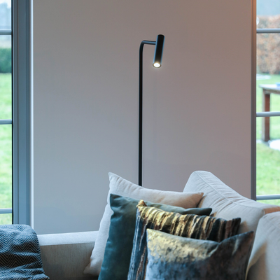 Gulvlampe Pomery | Sort | Vanero