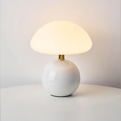 LoriGlow | cremefarvet champignonlampe | Vanero